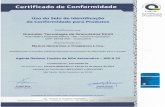 Inmetro - Certificado de Arla a Granel · Certificado de Conformidade Certificate of Conformity uso do Selo de Identificação da Conformidade para Produtos Certificamos que Granutec