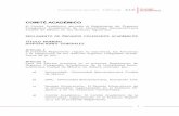 COMITÉ ACADÉMICO - IBERO · 2018-07-09 · Comunicación Oficial 416 Comité Académico Artículo 6 Son atribuciones adicionales del Comité Académico, las siguientes: a) Asesorar