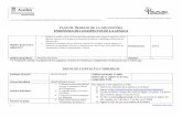 UNIVERSIDAD NACIONAL AUTÓNOMA DE MÉXICO · 2019-01-22 · PLAN DE TRABAJO DE LA ASIGNATURA ENSEÑANZA DE LOS ASPECTOS DE LA LENGUA LICENCIATURA EN ENSEÑANZA DE(ALEMÁN) (ESPAÑOL)