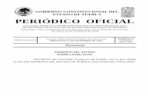 Periódio Oficial del Estado de Ingresos... · 2016-10-26 · 2 (Primera Sección) Periódico Oficial del Estado de Puebla Miércoles 17 de diciembre de 2014 GOBIERNO DEL ESTADO PODER