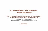 Capelles, ermites, esglésiescentredestudis.gava.ppe.entitats.diba.cat/wp-content/... · 2017-04-09 · Aina Alemany (Grup de Recerques Històriques de Castelldefels) Portalada de