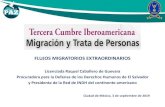 FLUJOS MIGRATORIOS EXTRAORDINARIOSentendiendo los flujos migratorios extraordinarios como un fenómeno específico que requiere una respuesta acorde con las proporciones de los retos