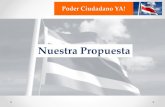Poder Ciudadano YA - Presentación de PowerPoint · 2015-01-19 · Poder Ciudadano YA! poderciudadanocr.org De los distritos electorales • Se definen 42 distritos electorales •