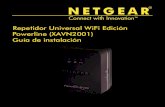 Repetidor Universal WiFi Edición Powerline (XAVN2001) Guía ...€¦ · Si desea clonar la red inalámbrica existente, escriba la misma configuración inalámbric a que utiliza el