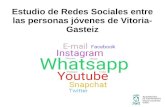 Estudio de Redes Sociales entre las personas …...Estudio de Redes Sociales entre las personas jóvenes de Vitoria-Gasteiz 2 Metodología y técnica de estudio Metodología cuantitativa