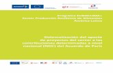 Sistematización del aporte de proyectos del sector a las ...euroclimaplus.org/images/2020/PRA/EF_GIZ_2019_Aportes_proyecto… · Facilitar la actualización anual del monitoreo de