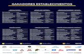 GANADORES ESTABLECIMIENTOScolombia.gastronomia.com/uploads/files/ganadores-regionales-201… · Mejor restaurante de comida tradicional colombiana • Andrés Carne de Res • Mejor