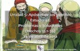 Unidad 5: Apóstol de los gentiles Estudio 42: Problemas y …iglesiabiblicabautista.org/.../42_problemas_y_soluciones.pdf · 2016-08-13 · No es: «ellos deberían ser salvos de