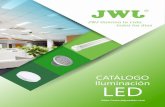 CATÁLOGO Iluminación LED€¦ · Actualmente JWJ cuenta con un vasto catálogo del que podemos elegir entre focos ahorradores, lámparas de LED, paneles de LED, tubos de LED, tiras