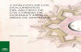 Catálogo de los doCumentos del arChivo de los Condes de gómara y familia arias de ... · 2009-04-14 · de el viso del alcor-Carmona (sevilla). en 1697, Carlos ii concede el título