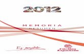 MeMoria - CáritasMeMoria E sta Memoria 2012 de Cáritas es una suma de voluntades, de generosidad, de esperanza. Pero es, también, un diagnóstico elocuente de las dificultades,
