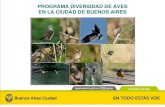 PROGRAMA DIVERSIDAD DE AVES EN LA CIUDAD DE BUENOS …€¦ · Se registraron un total de 61 especies de aves . 17% del número de aves citadas para la Provincia de Buenos Aires,