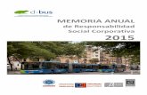 memoria 2015 DEF esMemoria anual de Responsabilidad Social Corporativa -2015 La Memoria anual de la CTSS asume el formato de Memoria de Responsabilidad Social Corporativa RSC. Se trata