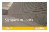 Aniversario de Trujillo 2011 191112[1]1. ¿Usted, ha nacido en la ciudad de Trujillo? 5 2. ¿Se siente usted trujillano? 6 3. Si ha nacido en Trujillo o se siente trujillano ¿qué