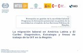 La migración laboral en América Latina y El Caribe ...wapes.org/es/system/files/ppt_migracionlaboral_oit-corta.pdf · Presentar la estrategia y líneas de trabajo de la OIT en la