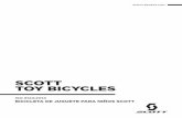 SCOTT TOY BICYCLESassets.scott-sports.com.s3.amazonaws.com/manuals/Manuals MY1… · BICICLETA DE JUGUETE PARA NIÑOS SCOTT ISO 8124:2014 SCOTT-SPORTS.COM. 02 BICICLETA DE JUGUETE