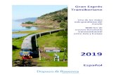 Gran Exprés Transiberiano 2019 - Dopazo & Ravenna · 2018-12-05 · Gran Exprés Transiberiano 2019 El viaje de una vida Introducción Experimenten los legendarios ferrocarriles