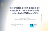 Integración de un modelo de energía en la simulación de ...openaccess.uoc.edu/webapps/o2/bitstream/10609/80727... · o Configuración y manejo del entorno de simulación de red