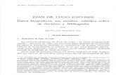 biográficos, sus escritos, estudios sobre su doctrina y ... · Archiuo Teológì.co Granad,ino 47 (1984) 5-129 JUAN DE LUGO (1s83-1660) Datos biográficos, sus escritos, estudios