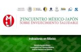Indicadores en México · 2017-11-16 · años) y la esperanza de vida a los 60 años en 2010. Indíce de envejecimiento R. Esperanza de vida a los 60 años Los mexicanos que hoy