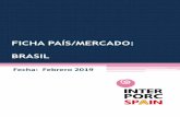 FICHA PAÍS/MERCADO: BRASIL€¦ · País/Mercado: Brasil 2 Fecha: Febrero 2019 Superficie geográfica Km2 8.515.770 Población Nº Hab 209.288.278 Densidad poblacional Hab/Km2 24,8