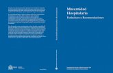 Maternidad Hospitalaria Maternidad Hospitalaria: Estándares y ... · 2.3. Experiencia en España e internacional 36 3. Derechos y garantías de los usuarios/as 43 3.1. Maternidades