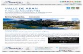 VALLE DE ARAN - ANDARA rutas€¦ · VALLE DE ARAN P. Nac. de AIGüESTORTES Sus mejores senderos y el románico catalán de los pueblos araneses Viaje: Senderismo dificultad baja/media