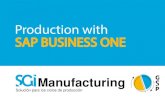 Production with SAP BUSINESS ONE - Gsp · 2020-03-16 · SAP BUSINESS ONE Solución para los ciclos de producción. GSP Global Software Partner (GSP) ... Control de fases internas