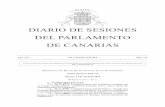 DIARIO DE SESIONES DEL PARLAMENTO DE CANARIAS · Núm. 108 / 2 Diario de Sesiones del Parlamento de Canarias 27 de abril de 2010 1.4.- 7L/C-0930 Comparecencia del Gobierno, instada