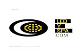 Proyecto 1 - ledyspa.com€¦ · Proyecto 1 15.01.2018 LED Y SPA S.L. B-97971170 Carrer dels Corretgers, 27, Xirivella 46590 Valencia, España Proyecto elaborado por Dep. Técnico