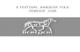 V FESTIVAL BABIECA FOLK DOSSIER 2019festivalbabiecafolk.com/wp-content/uploads/2019/09/... · 2019-09-25 · Serxio Ces, cantante, percusionista y mariscador afincado en Cedeira,