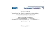 Manual del usuario Solicitudes en Línea del Registro Electrónico … RP... · 2013-10-09 · 2.. rEEnnttraaddaa aall ssiisstteemmaa Para el usuario que desee ingresar al sistema
