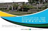 Especialización en Derecho del Trabajo...2 La Universidad Católica Andrés Bello es la mejor universidad privada de Venezuela según el QS World University Ranking 2018 y la primera