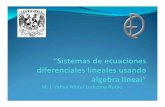 Clase conferencia 15 10 2015 Presentacion - UNAMdcb.fi-c.unam.mx/.../conferencias/sedl1.pdf · ecuaciones diferencialesdel mismo orden de la original. Las ecuaciones características