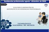 GUIA PARA ELABORACIÓN DEL ANTEPROYECTO DE ...it-acapulco.edu.mx/wp-content/uploads/residencias...Enviar el anteproyecto en formato PDF al correo Electrónico de su coordinador de