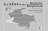F PALABRAS CLAVE DEL BOLETÍN E Región Suroccidente ...€¦ · En 2016, la mayoría de los indicadores de coyuntura de la economía del Suroccidente del país, así como las estimaciones