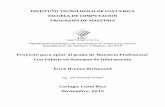 INSTITUTO TECNOLOGICO DE COSTA RICA ESCUELA DE … · APROBACIÓN DEL PROYECTO FINAL Planificación Estratégica de Tecnologías de Información para el Departamento de Admisión