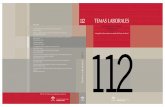 112 - Junta de Andalucía laborales... · 2012-10-24 · TEMAS LABORALES 112 Revista Andaluza de Trabajo y Bienestar Social Junta de Andalucía Consejería de Empleo Consejo Andaluz