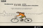 XVIII Semana de la - Vitoria-Gasteizblogs.vitoria-gasteiz.org/medios/files/2019/05/Folleto-Semana... · XVIII Semana de la bicicleta El objetivo de la Semana de la bicicleta es impulsar
