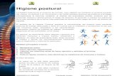 HIGIENE POSTURAL - fstseguanajuatofstseguanajuato.org/documentos/hig postural.pdf · Higiene postural La higiene postural es el conjunto de normas, cuyo objetivo es mantener la correcta