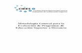 Metodología General para la Evaluación de Programas de ...dicea.chapingo.mx/wp-content/uploads/2020/02/DOC.4-ERPP.pdf7 de 111 Metodología CIEES Modalidad a Distancia . operación