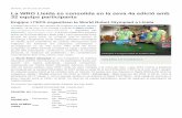 La WRO Lleida es consolida en la seva 4a edició amb 32 ... · DOGtor's Football INS Els Planells Artesa de Segre The Robotic'sJunior INS Els Planells Artesa de Segre Robocrew Junior