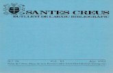 SANTES CREUS - usuaris.tinet.cat absc 56.… · SANTES CREUS BUTLLETÍ DE L ARXIU BIBLIOGRÀFIC N.° 56 Vol. VI Any 1982 Palau de l'Abat-Plaça de Sant Bernat Galbó-SANTES CREUS