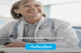 CUADRO MÉDICO 2020 médico Adeslas Alicante.pdfCUADRO MÉDICO DELEGACIONES Y OFICINAS COORDINACIÓN GENERAL DE URGENCIAS 24 H. URGENCIAS MÉDICAS Y DE ENFERMERÍA A DOMICILIO AMBULANCIAS