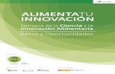 ALIMENTA INNOVACION web - CTIC - CITActic-cita.es/uploads/media/ALIMENTA_INNOVACION_web_02.pdf · Centro Tecnológico de la Rioja (Fombera- Logroño) Dirigida A personal técnico