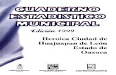 Heróica Ciudad de Huajuapan de León estado de …internet.contenidos.inegi.org.mx/contenidos/productos/...6. Seguridad y Orden Público 7. Empleo 8. Información Económica Agregada