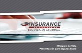 Seguro de Vida Sucre 2019 - Insurance Training Center · Presentación para Seguros Sucre. EL RIESGO. Tipos de Riesgo. Especulativo Puro Posibilidades potenciales: Perdida. Igualdad.