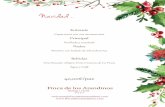 MENU NAVIDAD 2016 - Hotel Bodega Finca de los Arandinos · Navidad .. Ent ante Capar ones con sus sacramentos Principal Parillada y ensalada Post e Brownie con helado de Chocobar