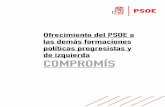 Ofrecimiento del PSOE a las demás formaciones …s.libertaddigital.com/doc/oferta-del-psoe-a-compromis...El PSOE, una vez producida la renuncia de Rajoy a asumir su responsabilidad,