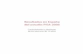 Resultados en España del estudio PISA 2000eb6fde04-a7c1-465a-88b… · representa este trabajo Resultados en España del estudio PISA 2000: un trabajo consistente en analizar de